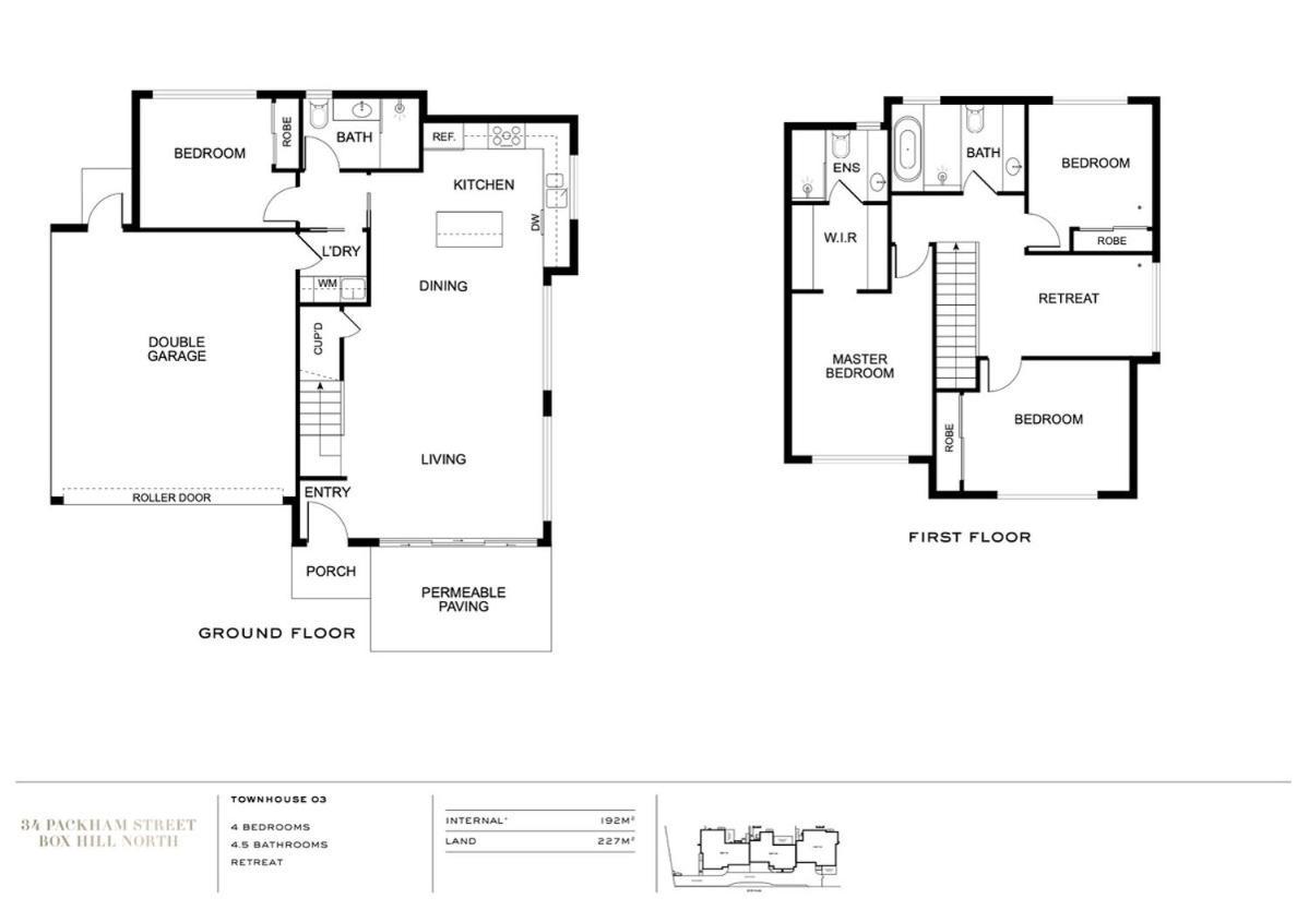 Stylish 4Br Family Townhouse With Private Courtyard Villa Box Hill Luaran gambar